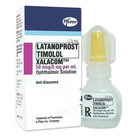 xalaco|XALACOM Ophthalmic Solution (Latanoprost/Timolol。